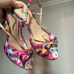 Nina multicolored pink heels